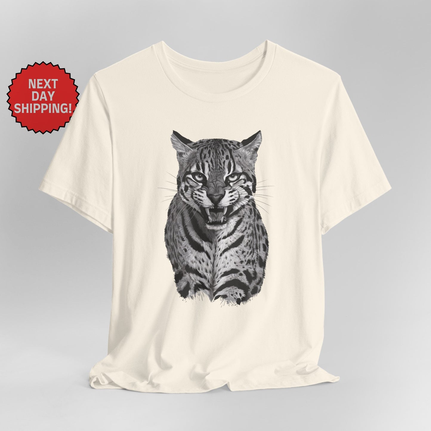 Wild Scary Ocelot T-Shirt