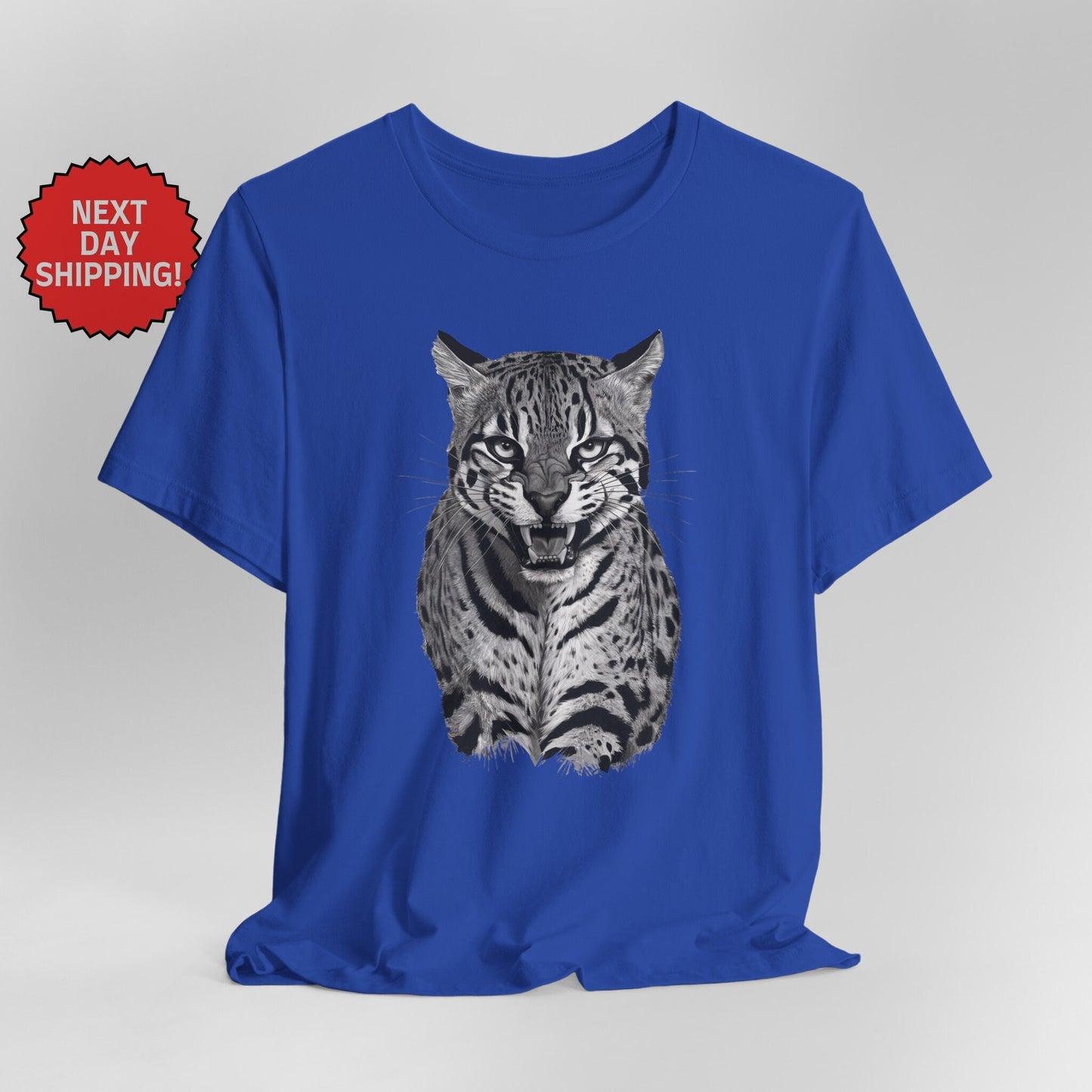 Wild Scary Ocelot T-Shirt