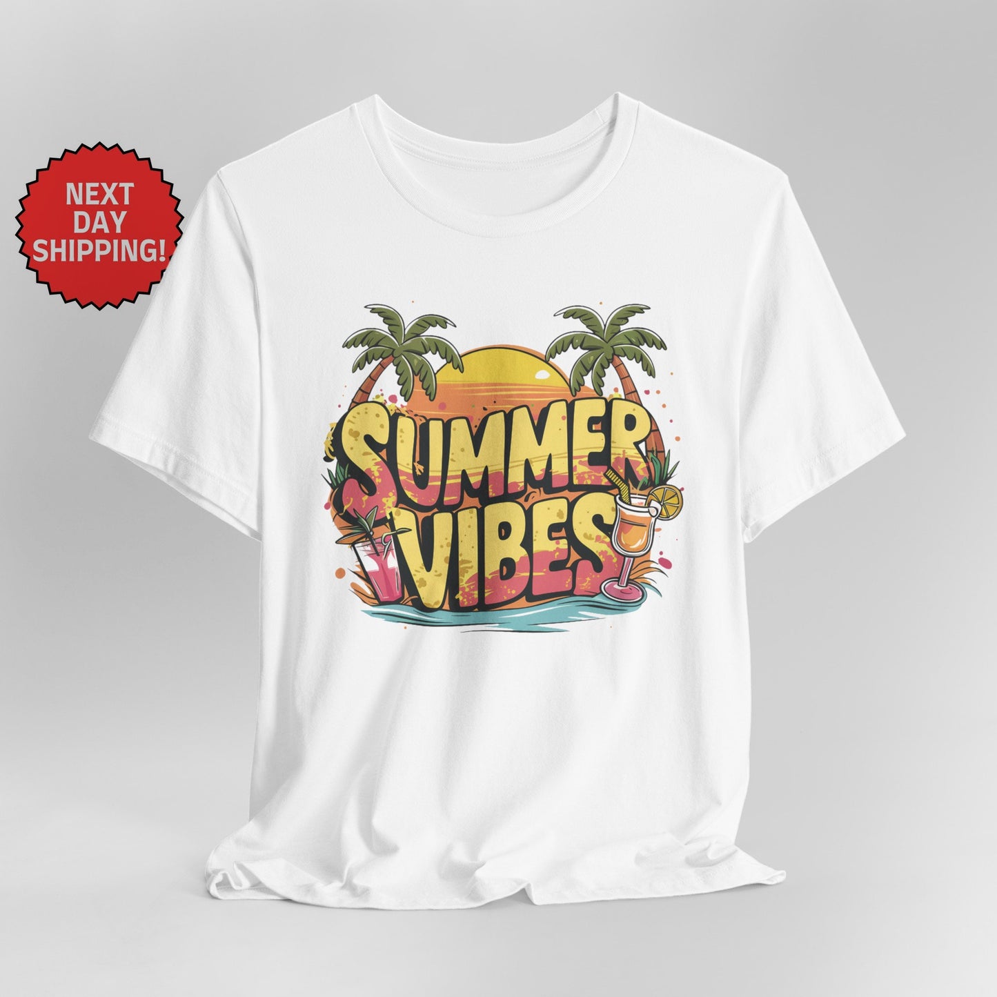 Season Summer Vibes Palm T-Shirt