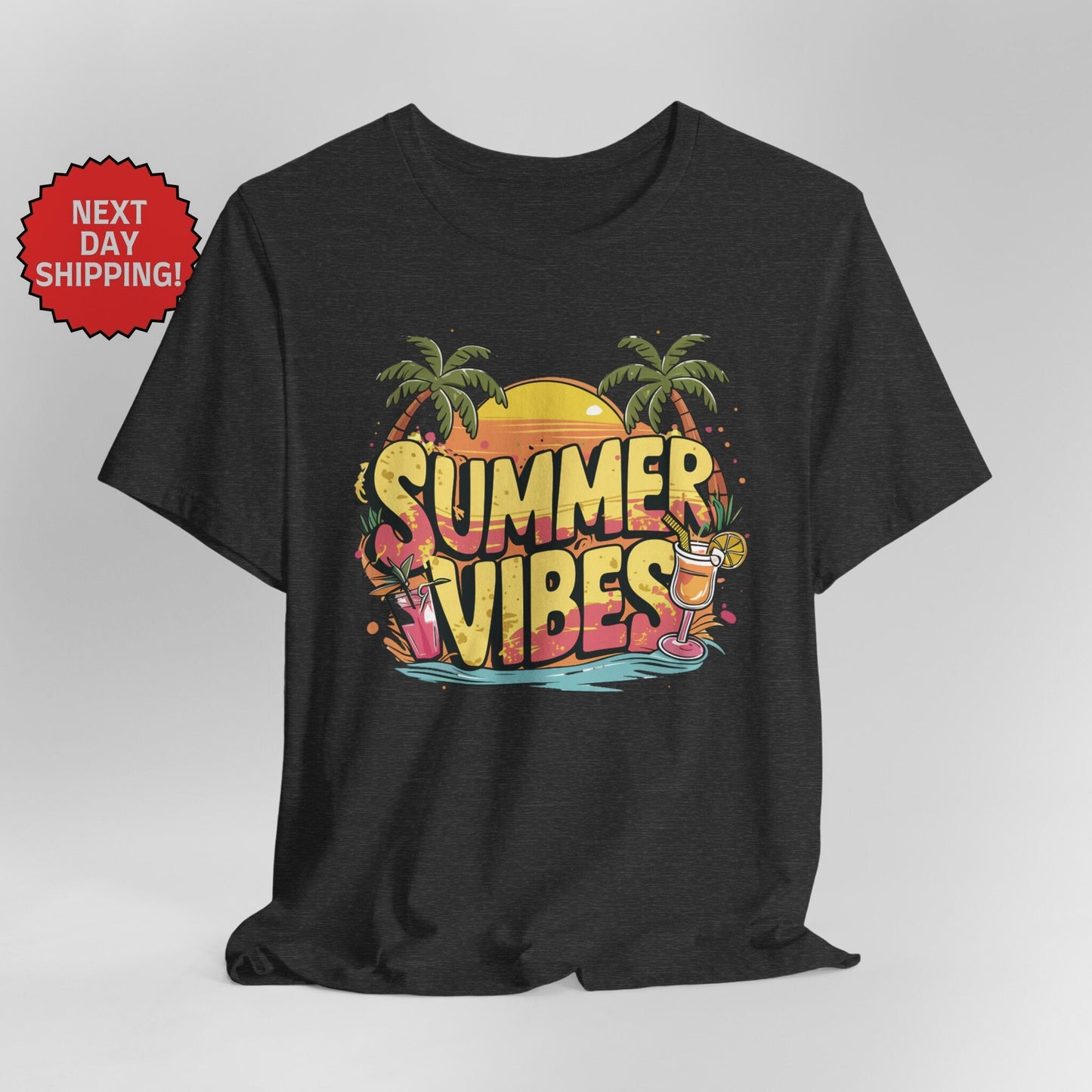 Season Summer Vibes Palm T-Shirt