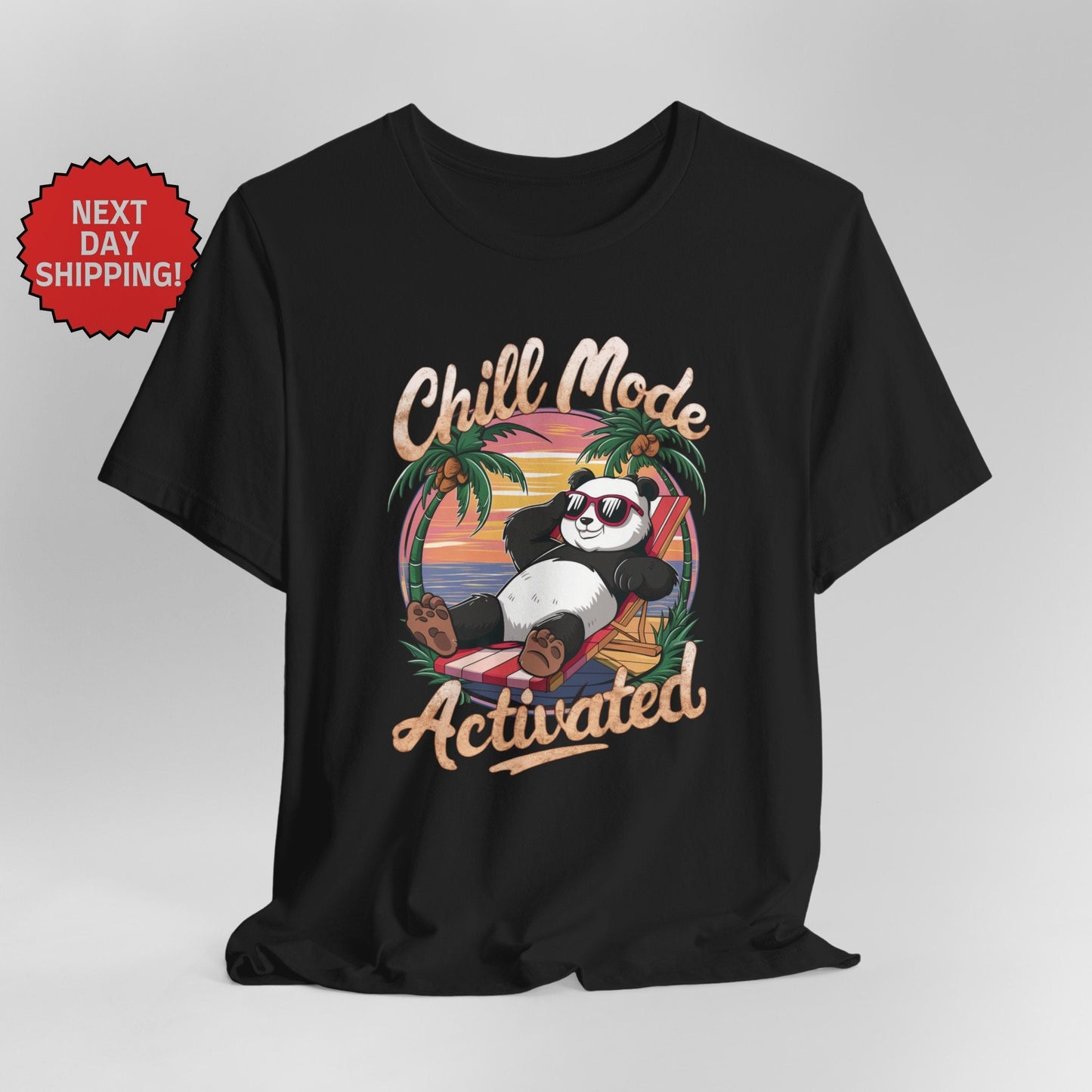 Chill Mode Activated Panda T-shirt