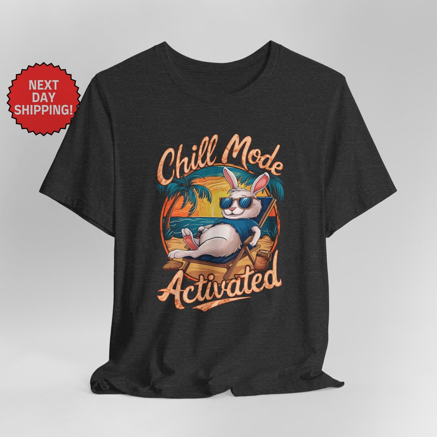 Chill Mode Activated Rabbit T-shirt