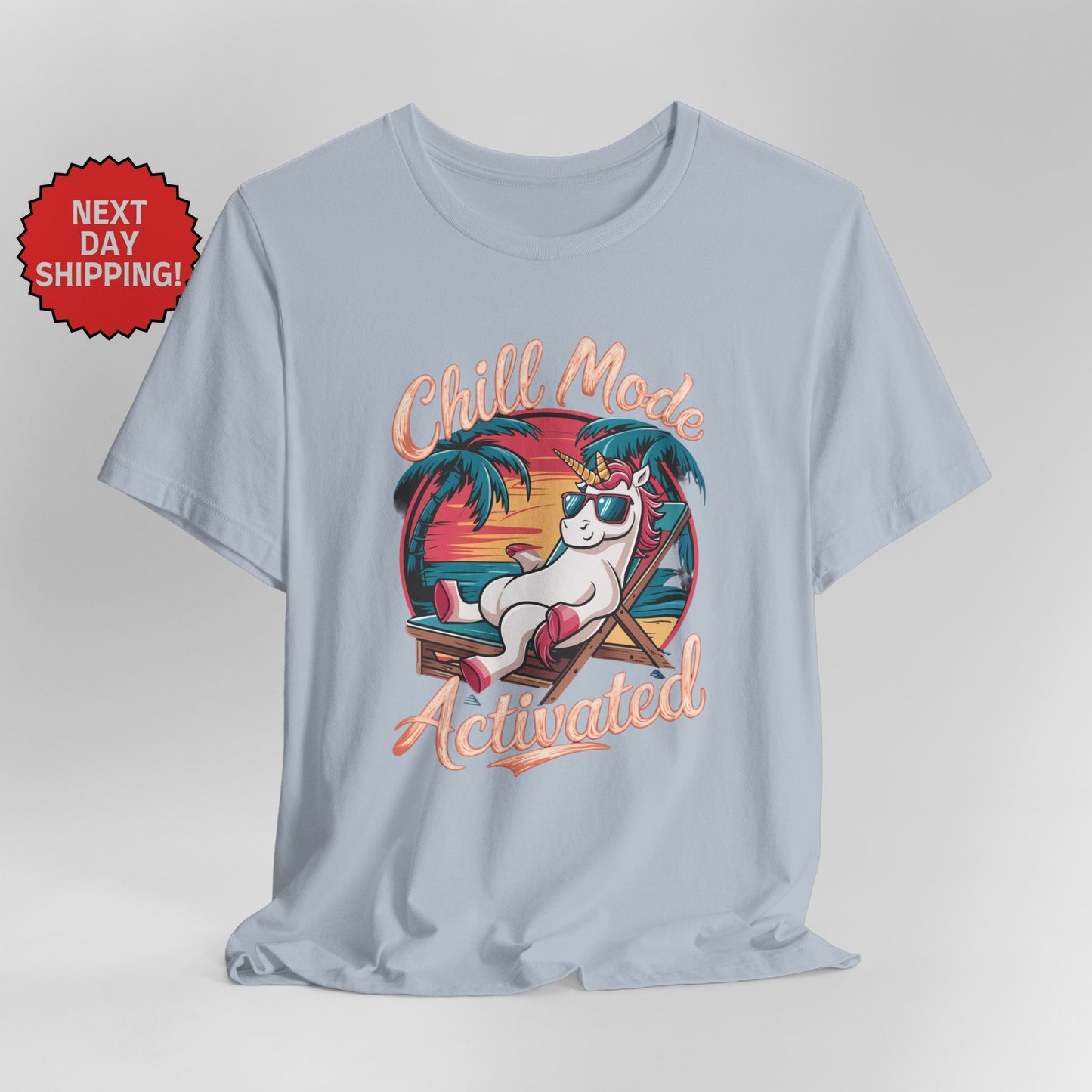 Chill Mode Activated Unicorn T-shirt