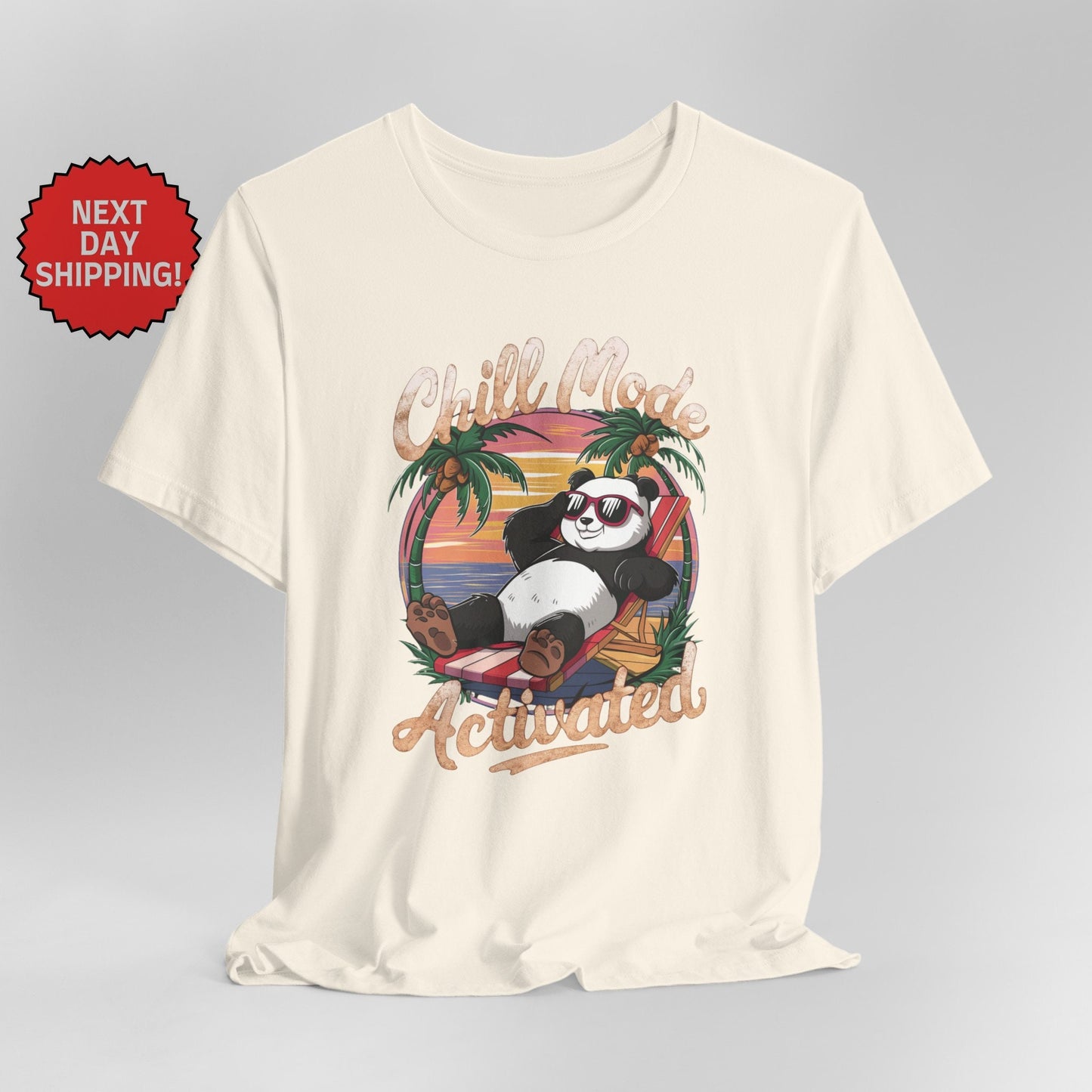 Chill Mode Activated Panda T-shirt