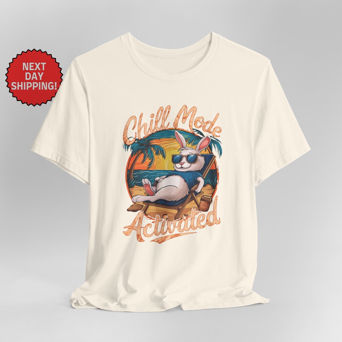 Chill Mode Activated Rabbit T-shirt