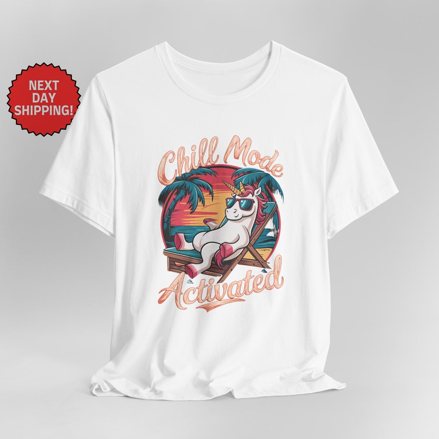 Chill Mode Activated Unicorn T-shirt