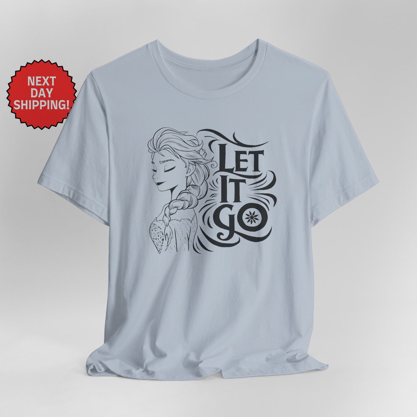 Frozen Let It Go Elsa Black T-Shirt