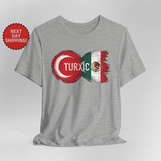 Hybrid Flag Turxican Turkish Mexican Mix T-Shirt