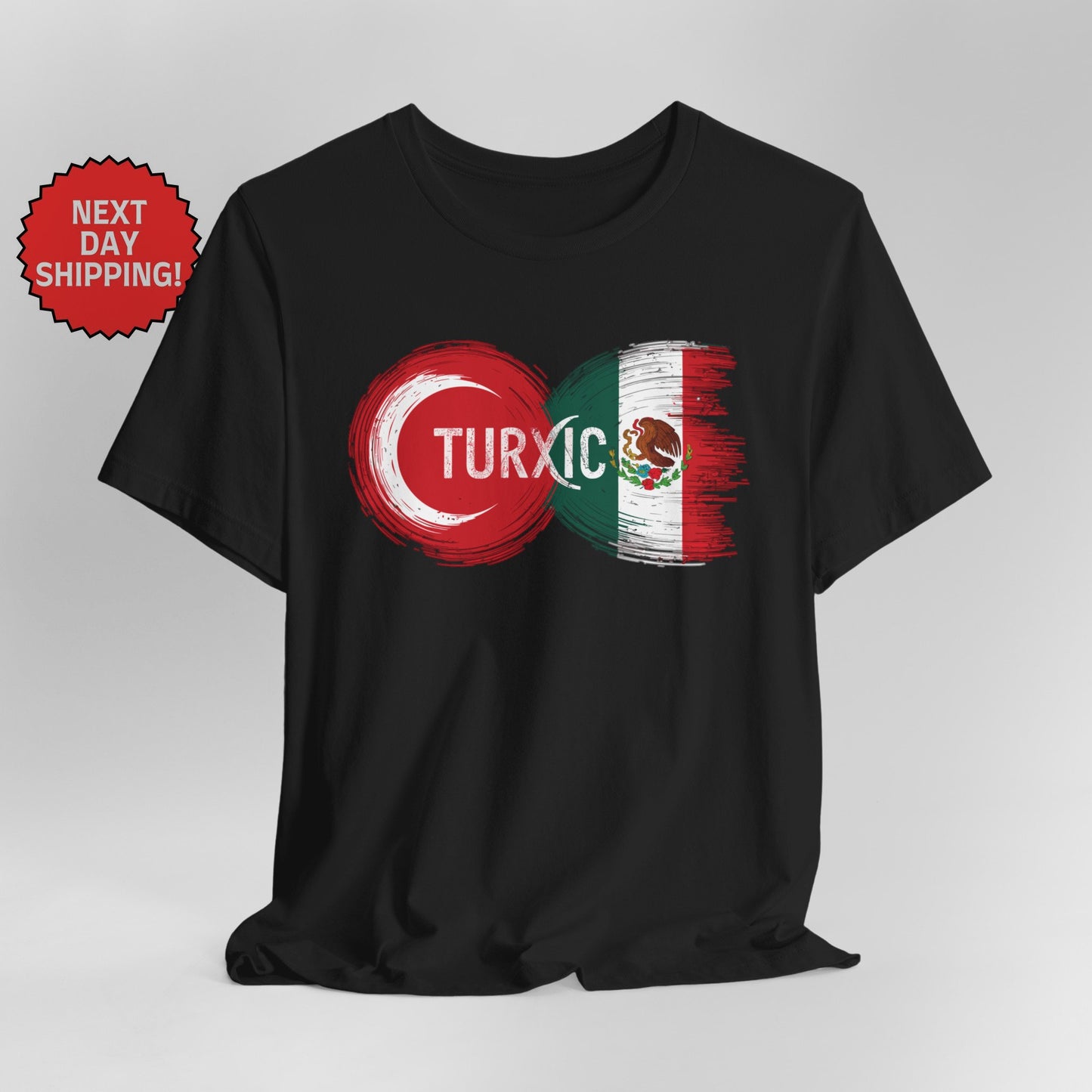 Hybrid Flag Turxican Turkish Mexican Mix T-Shirt