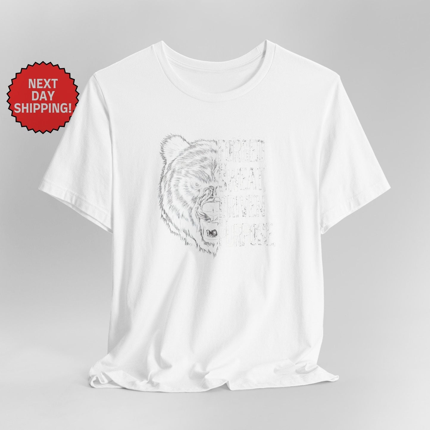 Motivational Wild Grizzly Bear T-Shirt