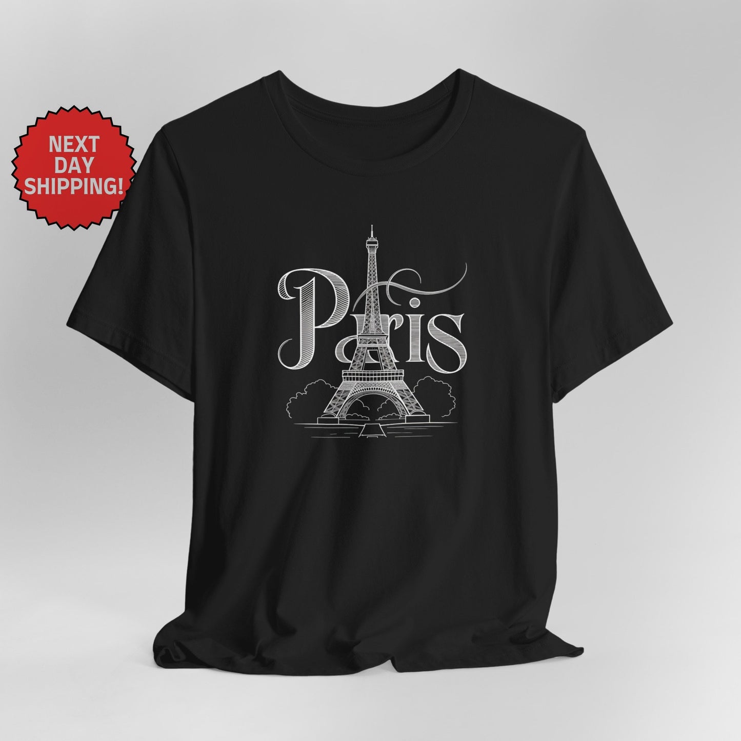 Paris Eiffel Tower Elegant T-Shirt