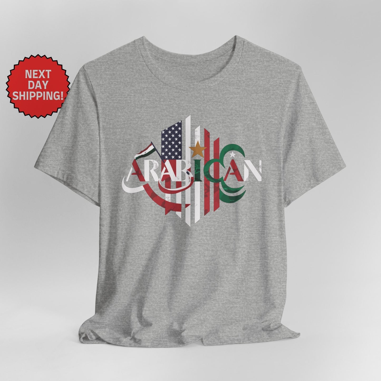 Hybrid Flag Arabican Arabic American Mix T-Shirt