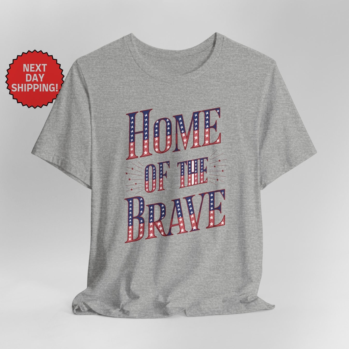 Patriotic Home of the Brave T-Shirt