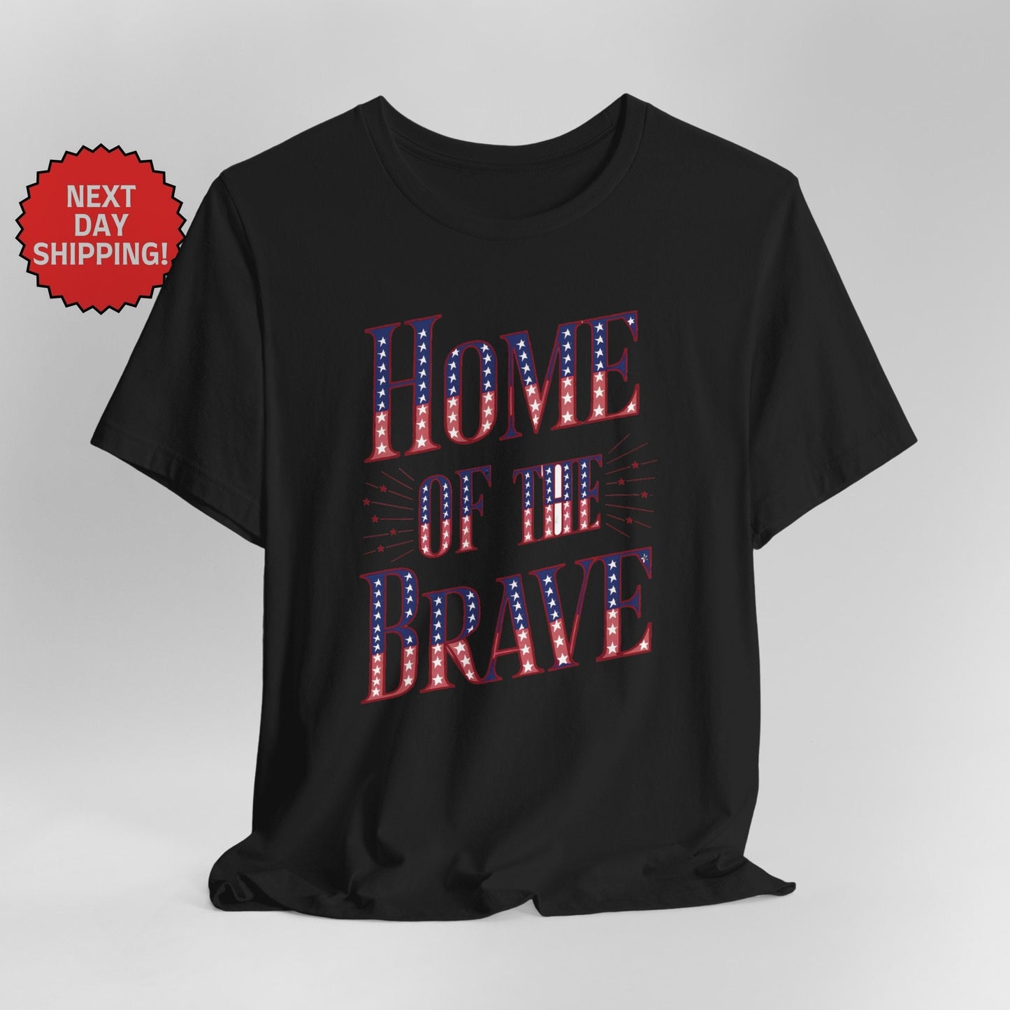 Patriotic Home of the Brave T-Shirt