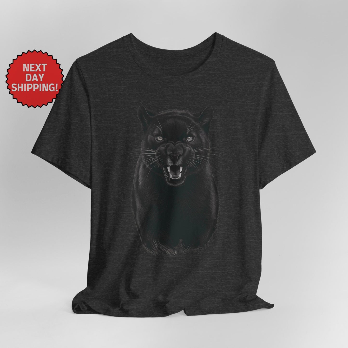 Wild Scary Black Puma T-Shirt