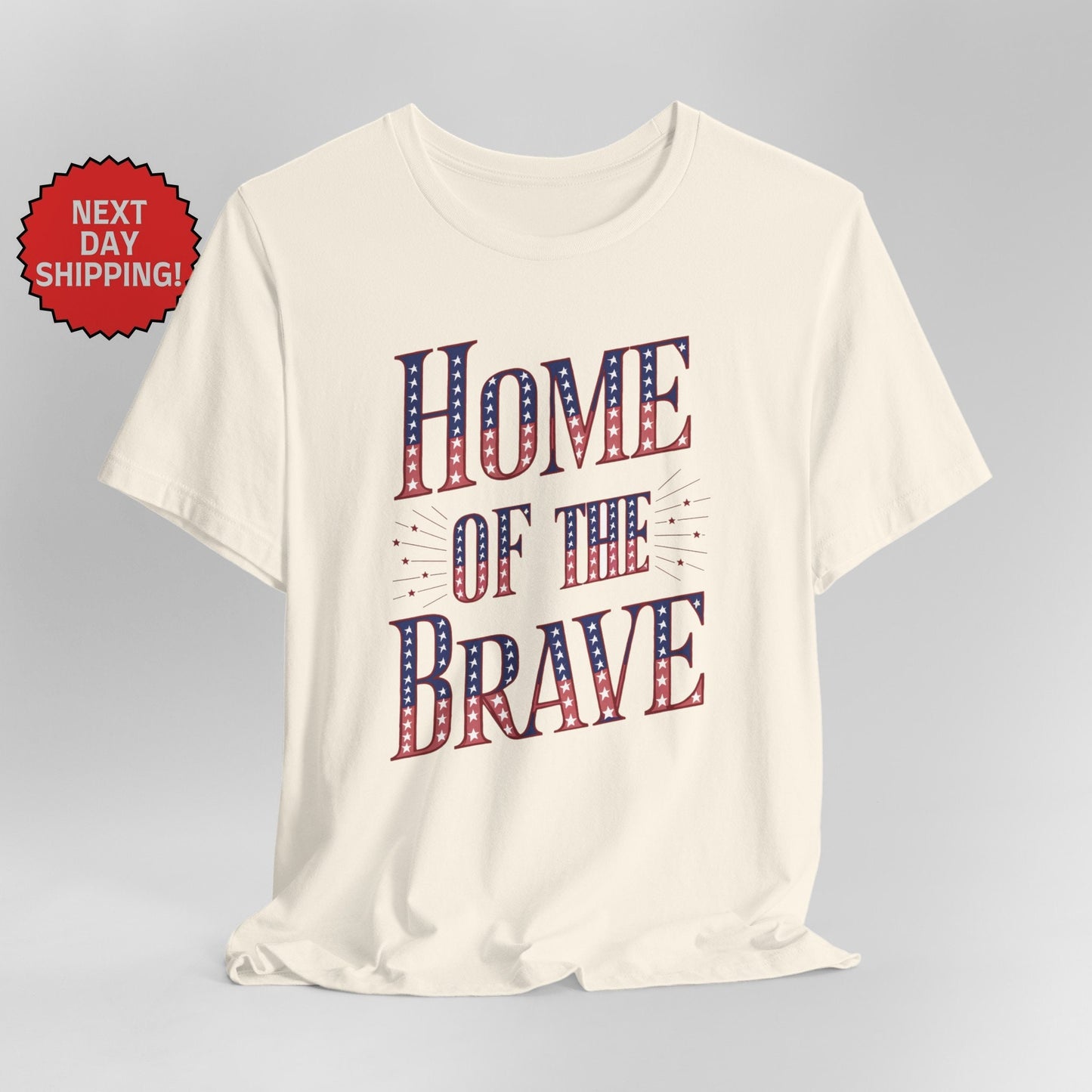 Patriotic Home of the Brave T-Shirt