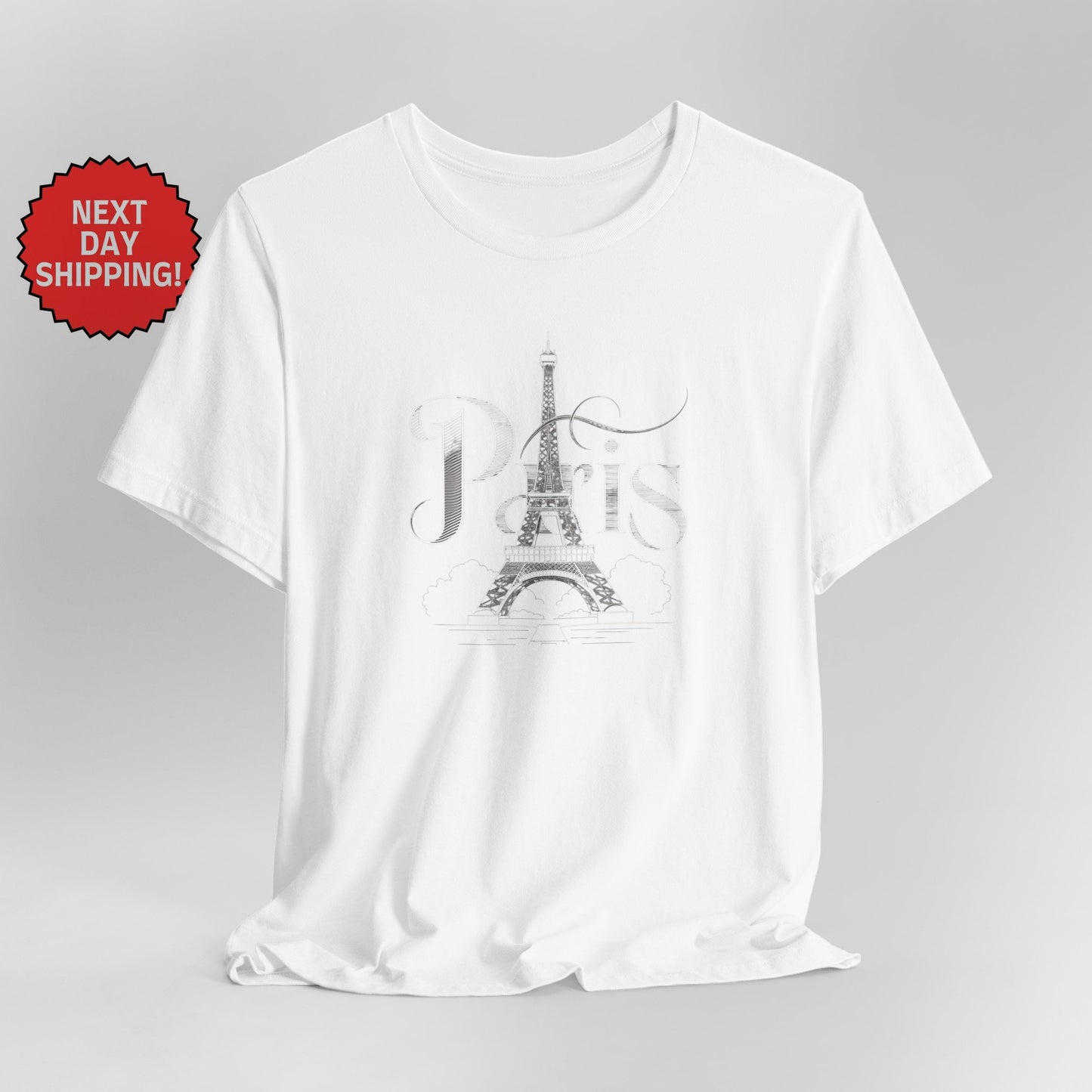 Paris Eiffel Tower Elegant T-Shirt