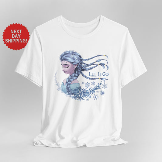 Frozen Let It Go Elsa Flower T-Shirt