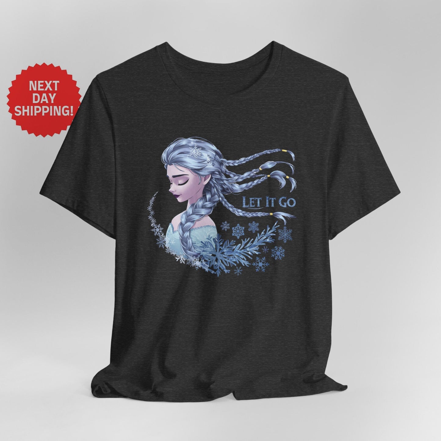 Frozen Let It Go Elsa Flower T-Shirt