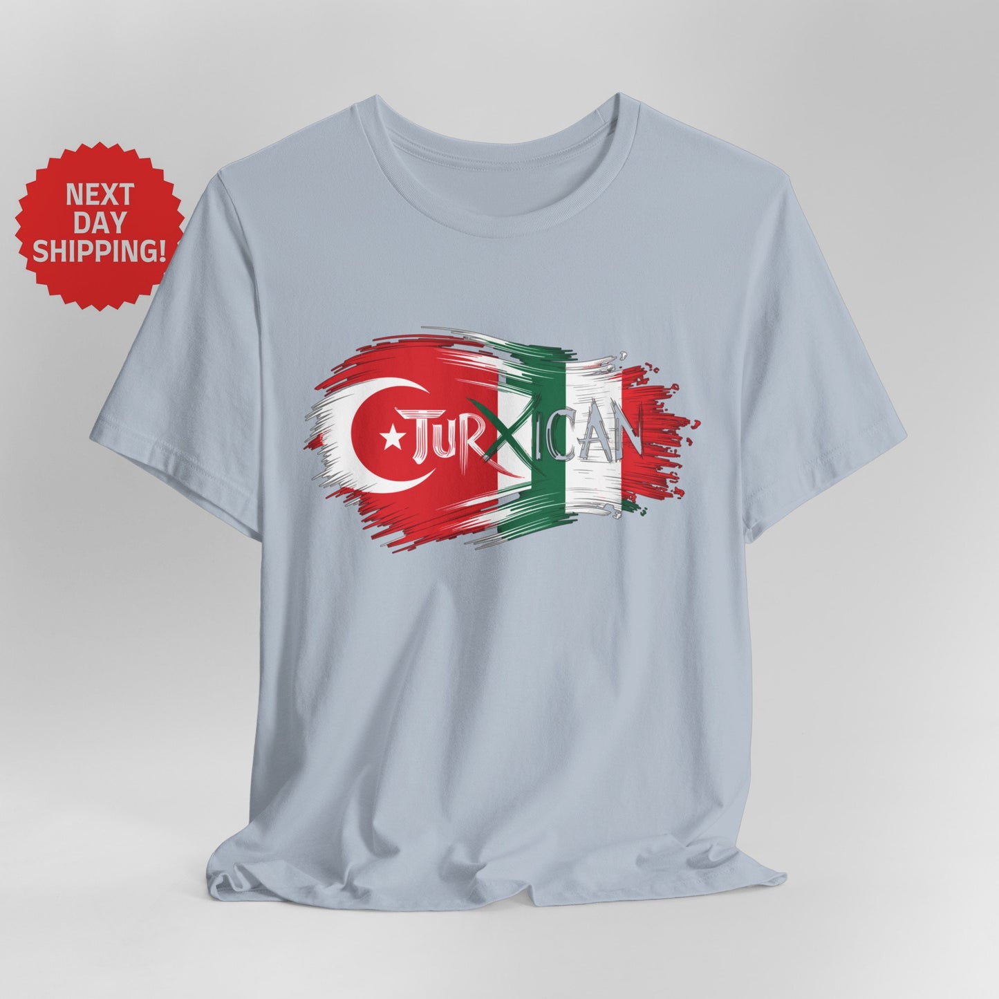 Hybrid Flag Turxican Turkish Mexican Merging T-Shirt