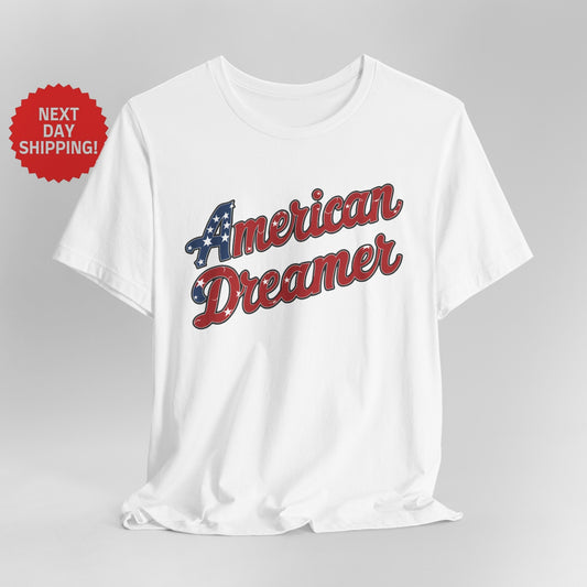 Patriotic American Dreamer Flag T-Shirt