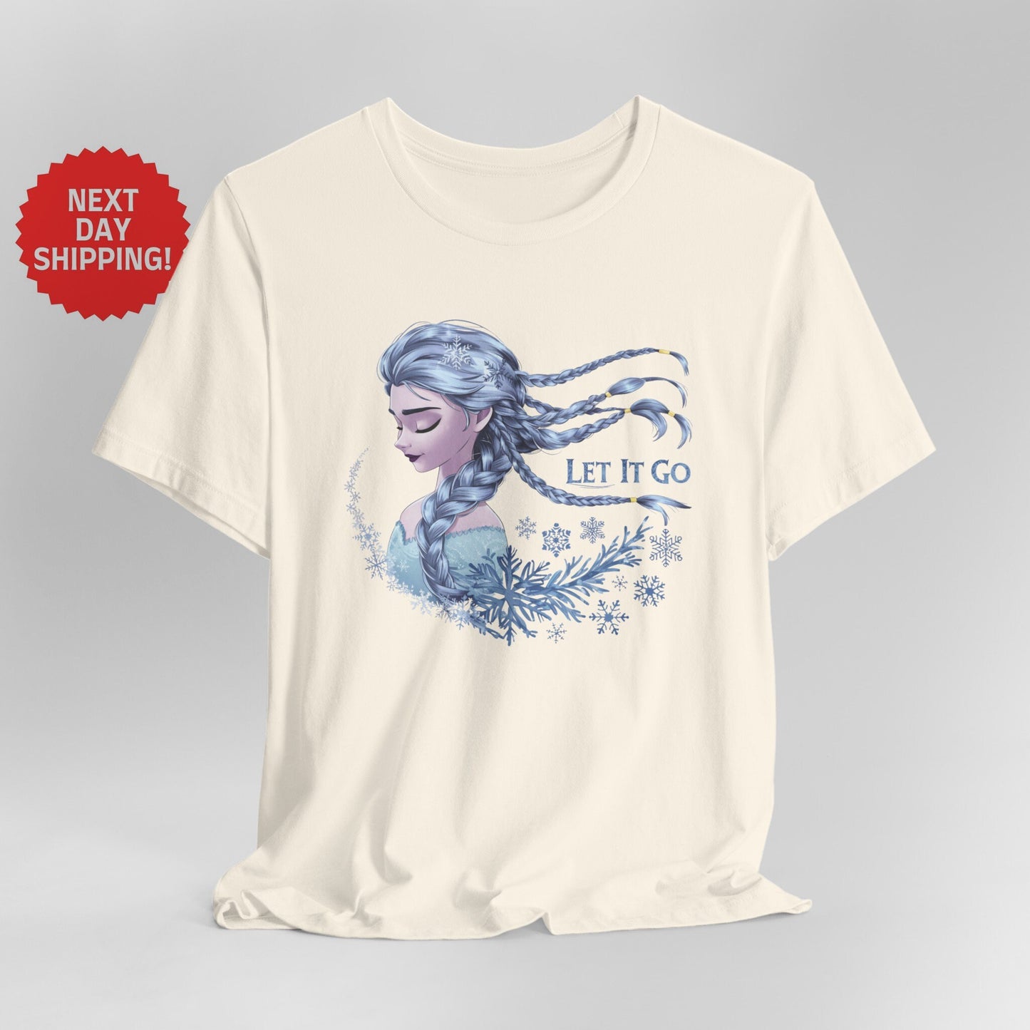 Frozen Let It Go Elsa Flower T-Shirt