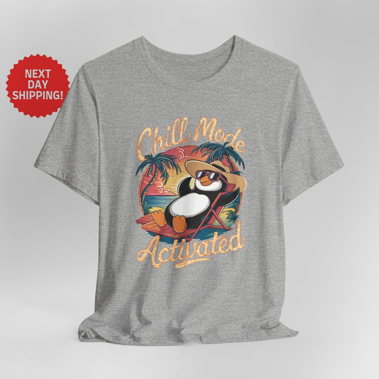 Chill Mode Activated Penguin T-shirt