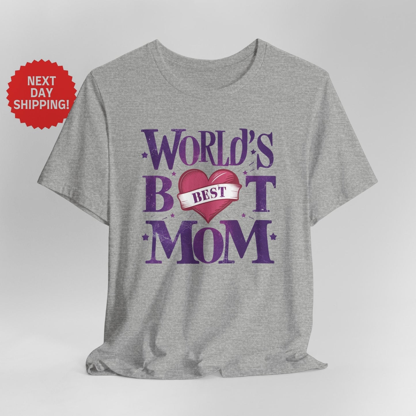 Mom Purple World's Best Mom T-Shirt