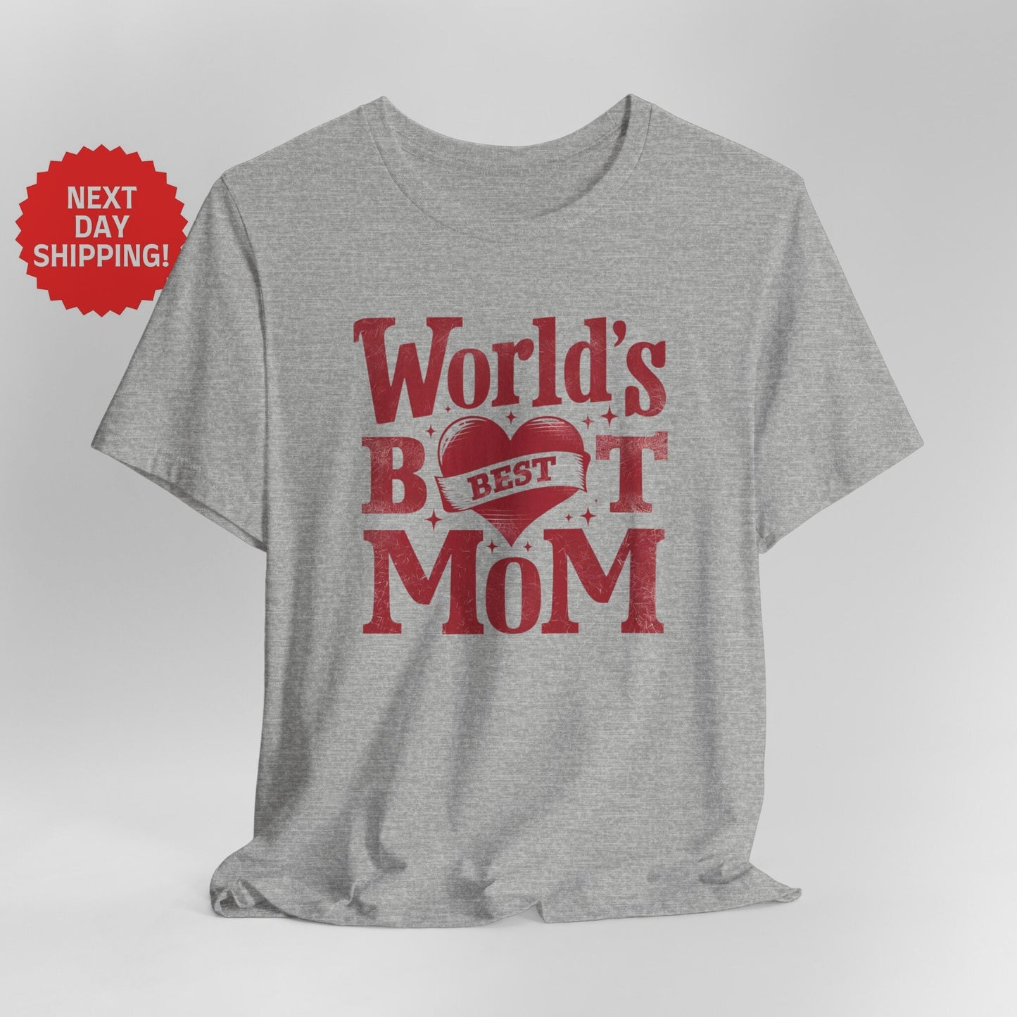 Mom Red World's Best Mom T-Shirt