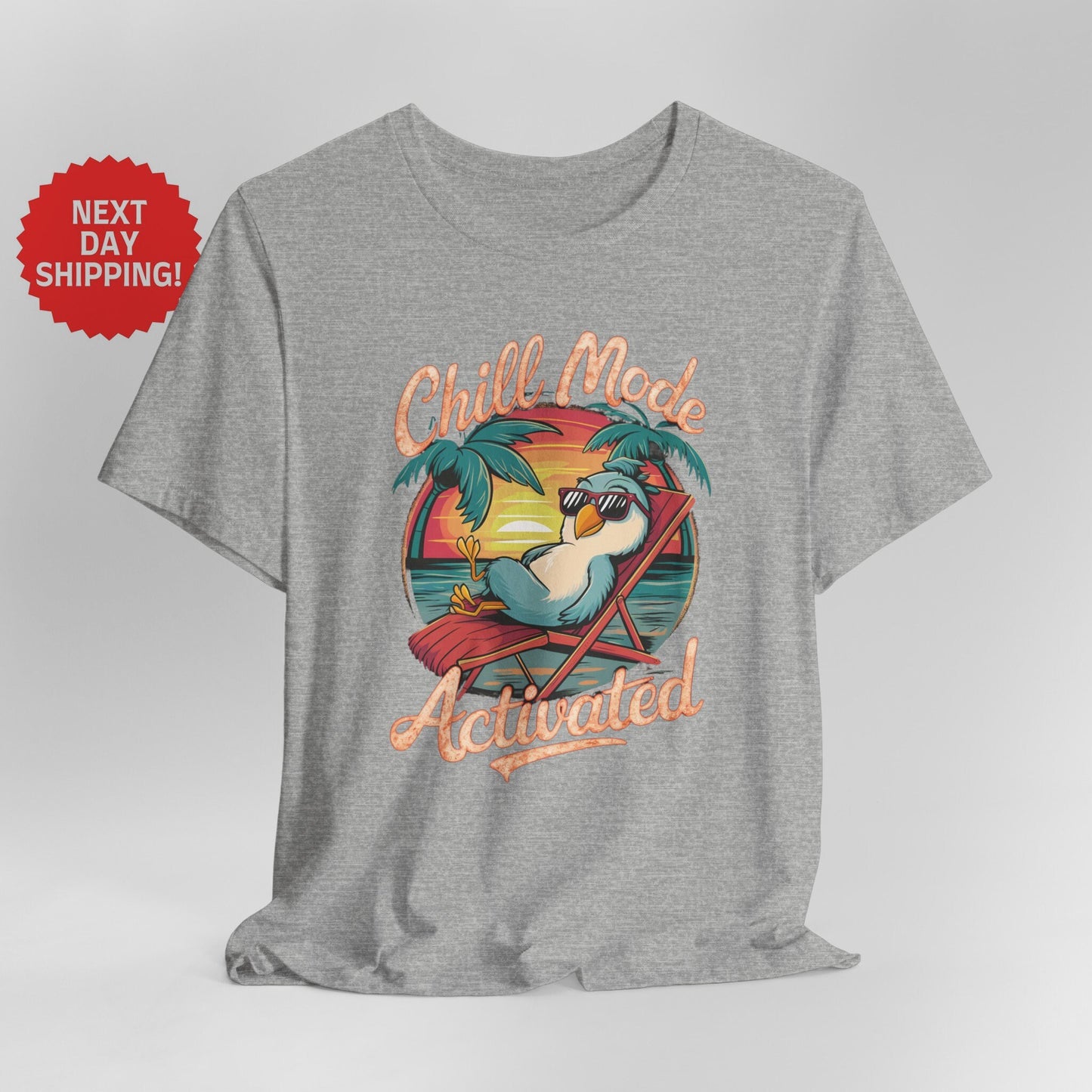 Chill Mode Activated Bird T-shirt