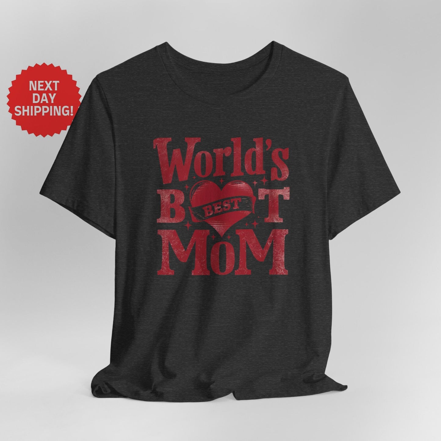 Mom Red World's Best Mom T-Shirt