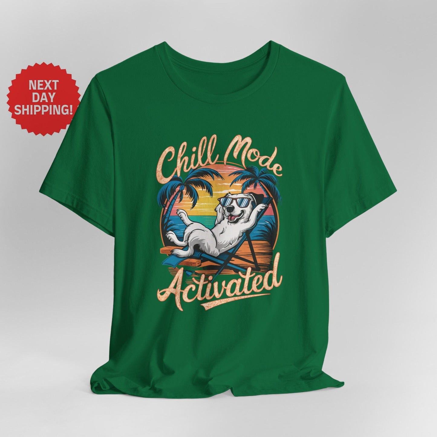 Chill Mode Activated Dog T-shirt