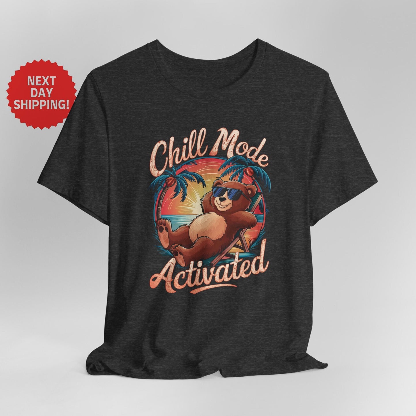 Chill Mode Activated Bear T-shirt