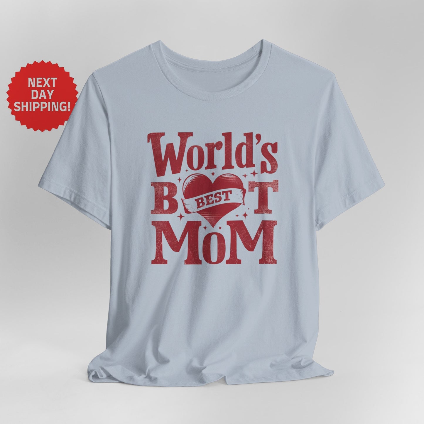 Mom Red World's Best Mom T-Shirt