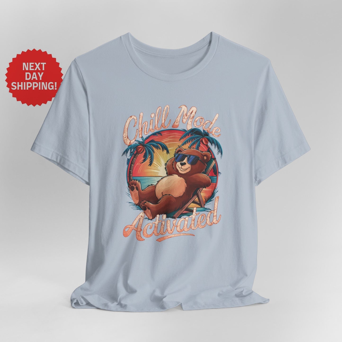 Chill Mode Activated Bear T-shirt