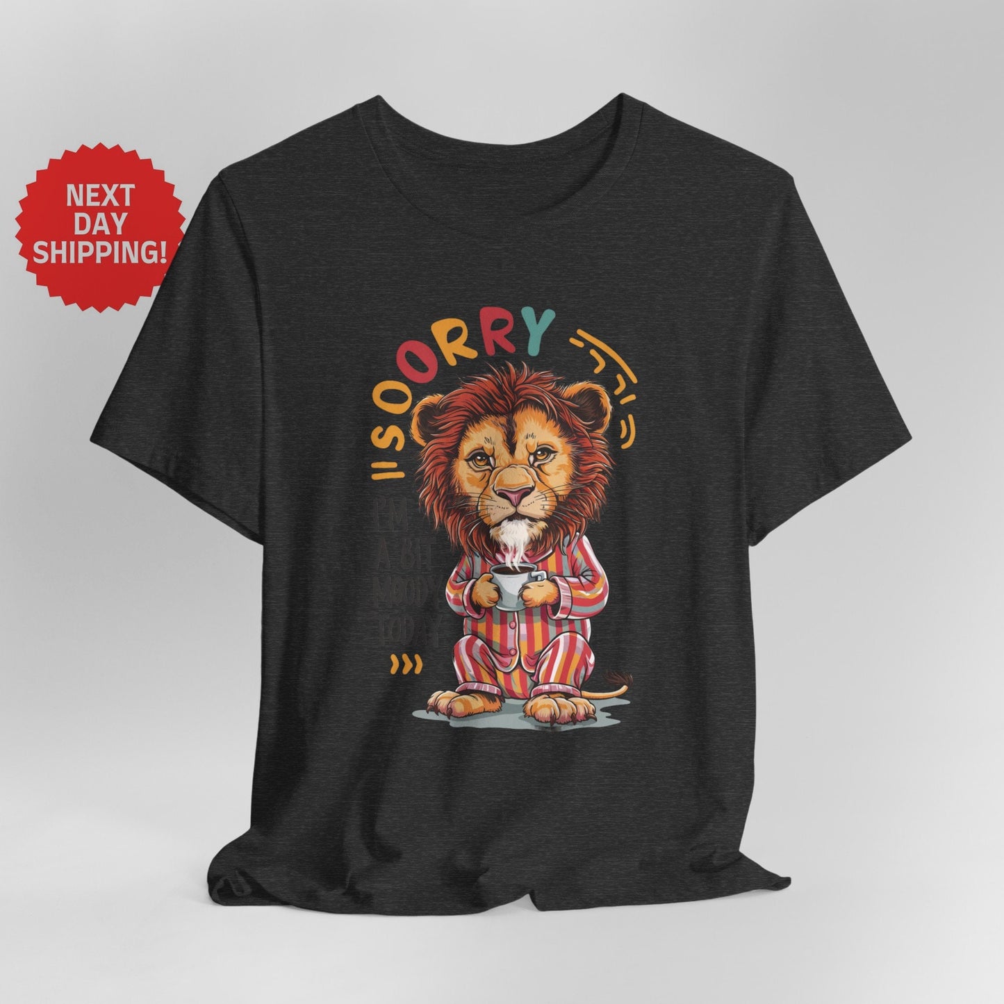 Sorry I am Moody Lion Sitting T-Shirt