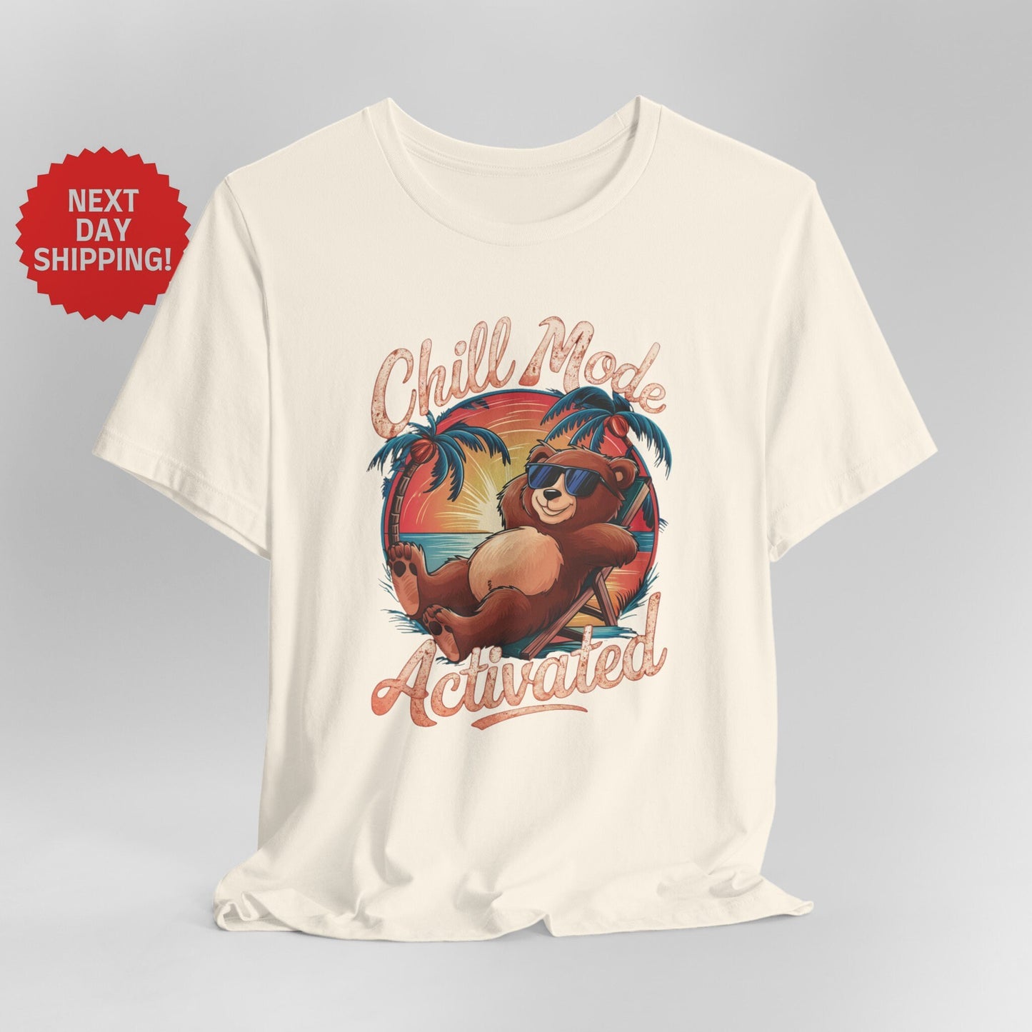 Chill Mode Activated Bear T-shirt