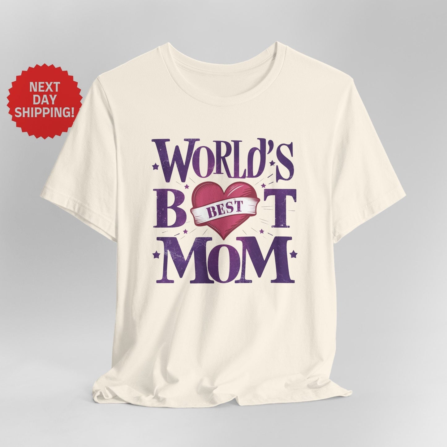 Mom Purple World's Best Mom T-Shirt