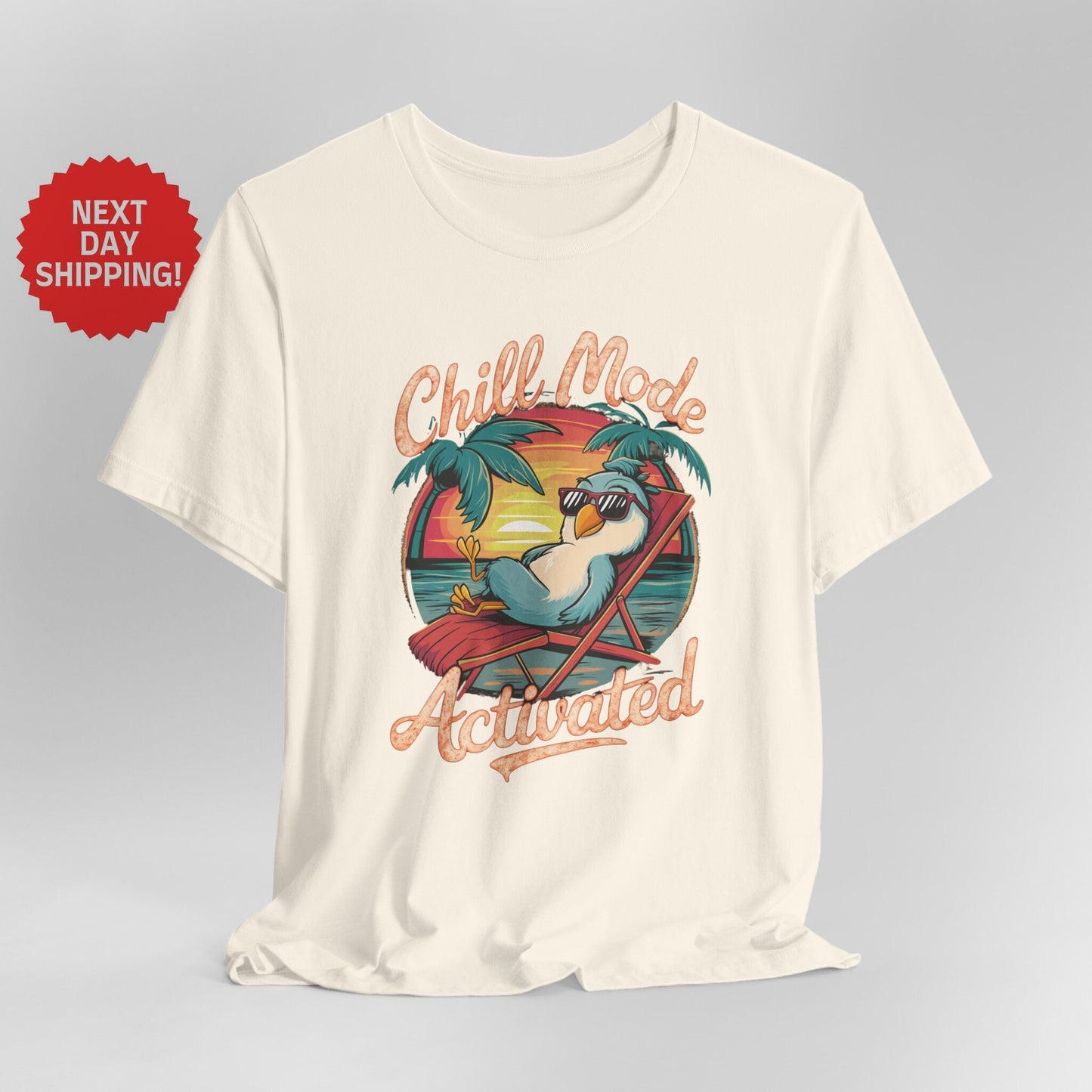 Chill Mode Activated Bird T-shirt