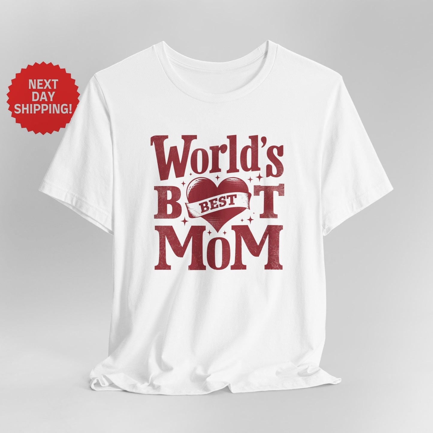 Mom Red World's Best Mom T-Shirt