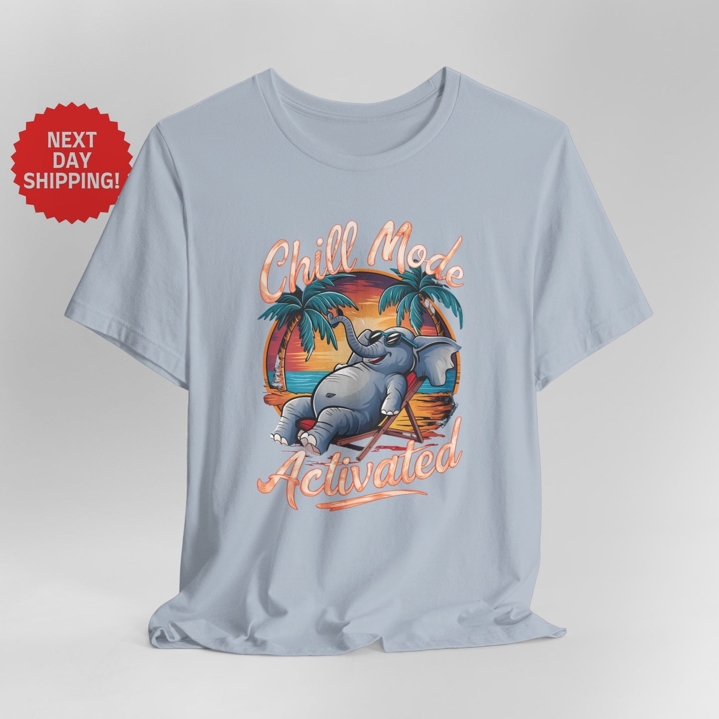 Chill Mode Activated Elephant T-shirt