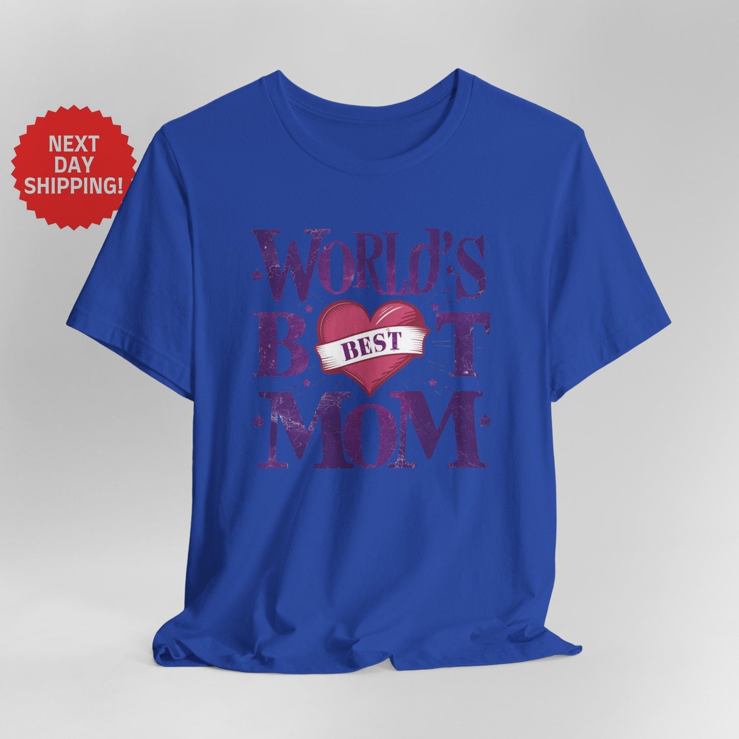 Mom Purple World's Best Mom T-Shirt