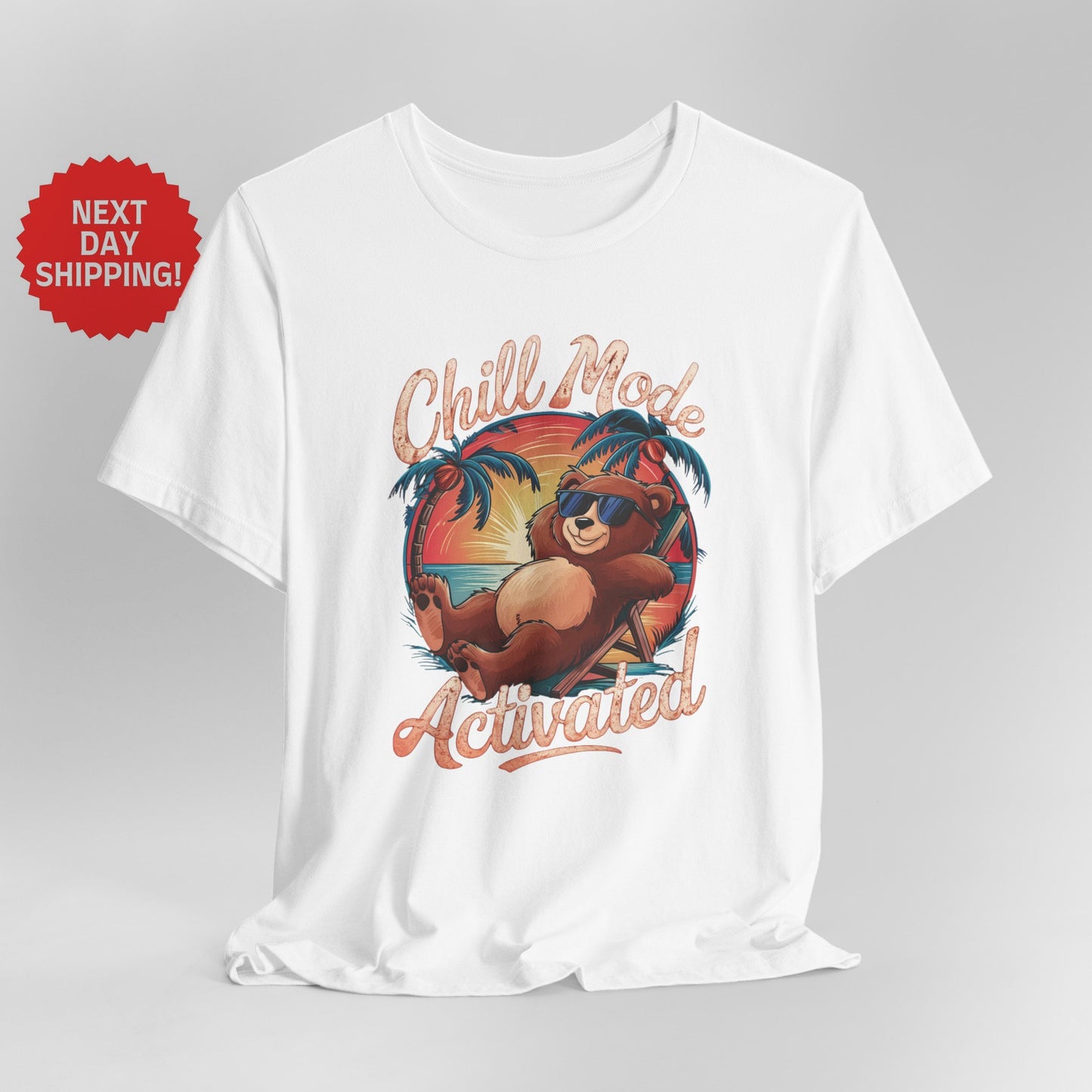 Chill Mode Activated Bear T-shirt