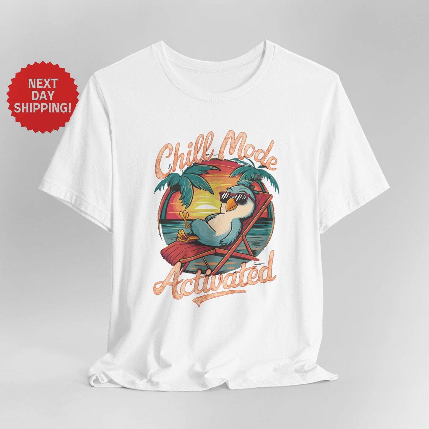 Chill Mode Activated Bird T-shirt