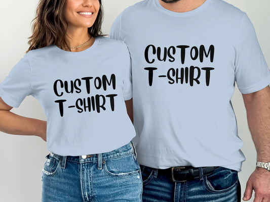 Unisex 2XL Create Your Own Shirt, 70 Color Option, Custom Logo Shirt, Custom Text Shirt, Custom Design, Unisex 2XL Short Sleeve T-Shirt